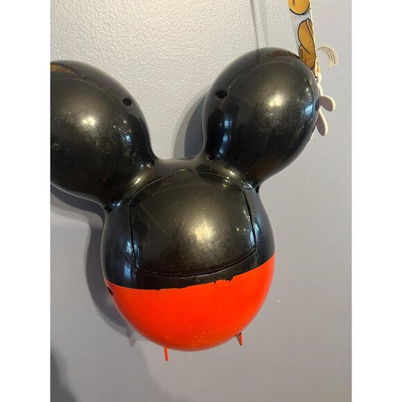Official Disney Parks Mickey Mouse Balloon Ears Popcorn Bucket W Strap Disneyana - Picture 5 of 10